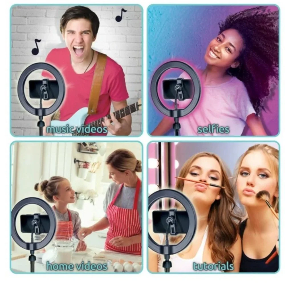 Studio Creator 2 Influencer Blogger Video Recording Maker Ring Light Tripod Kit